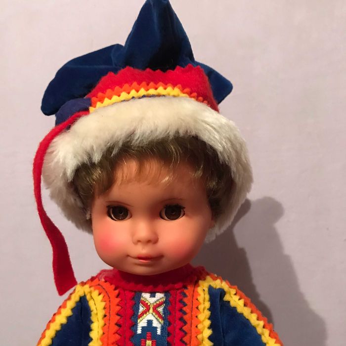 Редкая кукла старинная