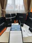 Geanta Chanel Piele naturala/Caviar Blue/Accesorii Gold