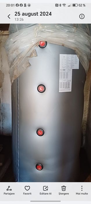 Puffer Rezervor de acumulare Cordivari