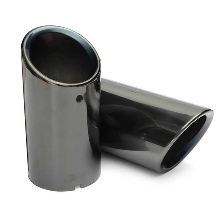 Ornamente tobă pentru VW Passat B6 3C (03.2005-10.2011), 2 buc, negre