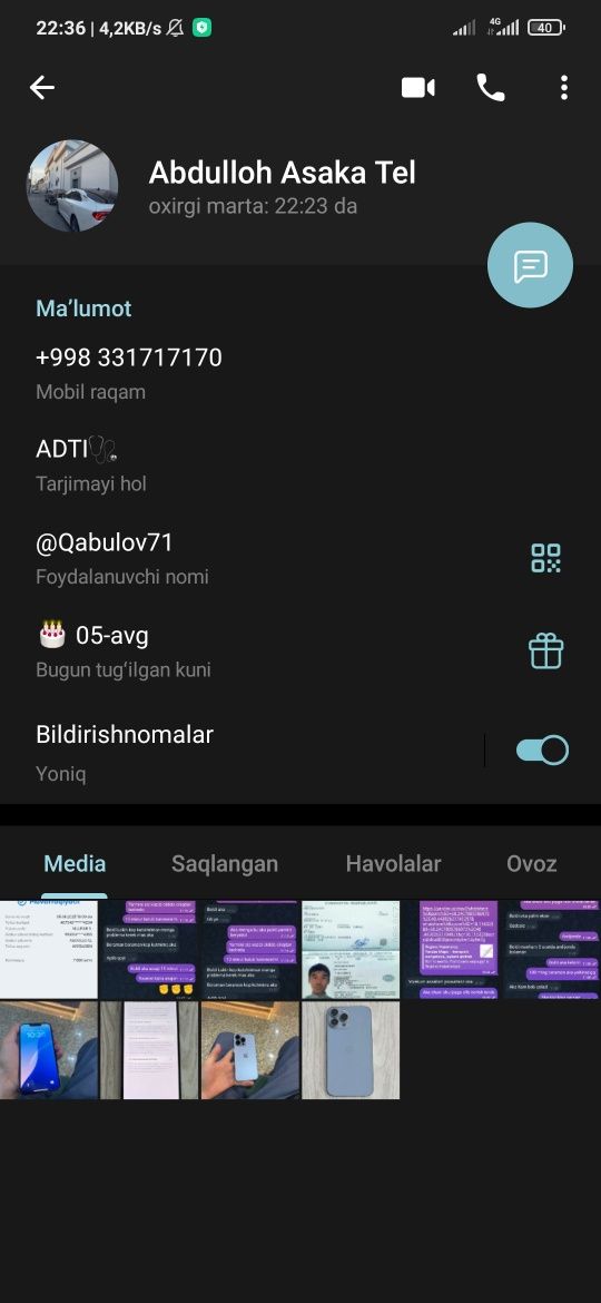 Iphone 11   ishonmnaglar mashennik ekan