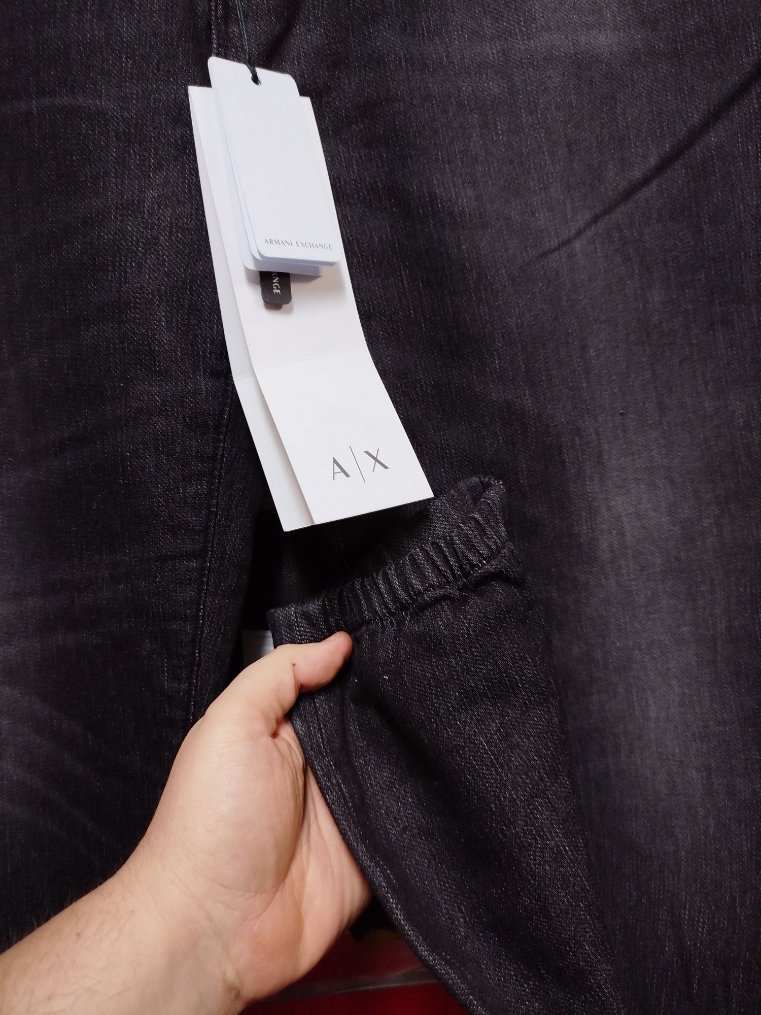 Оригинално долнище дънки Armani Exchange W38 W40 ново мъжко