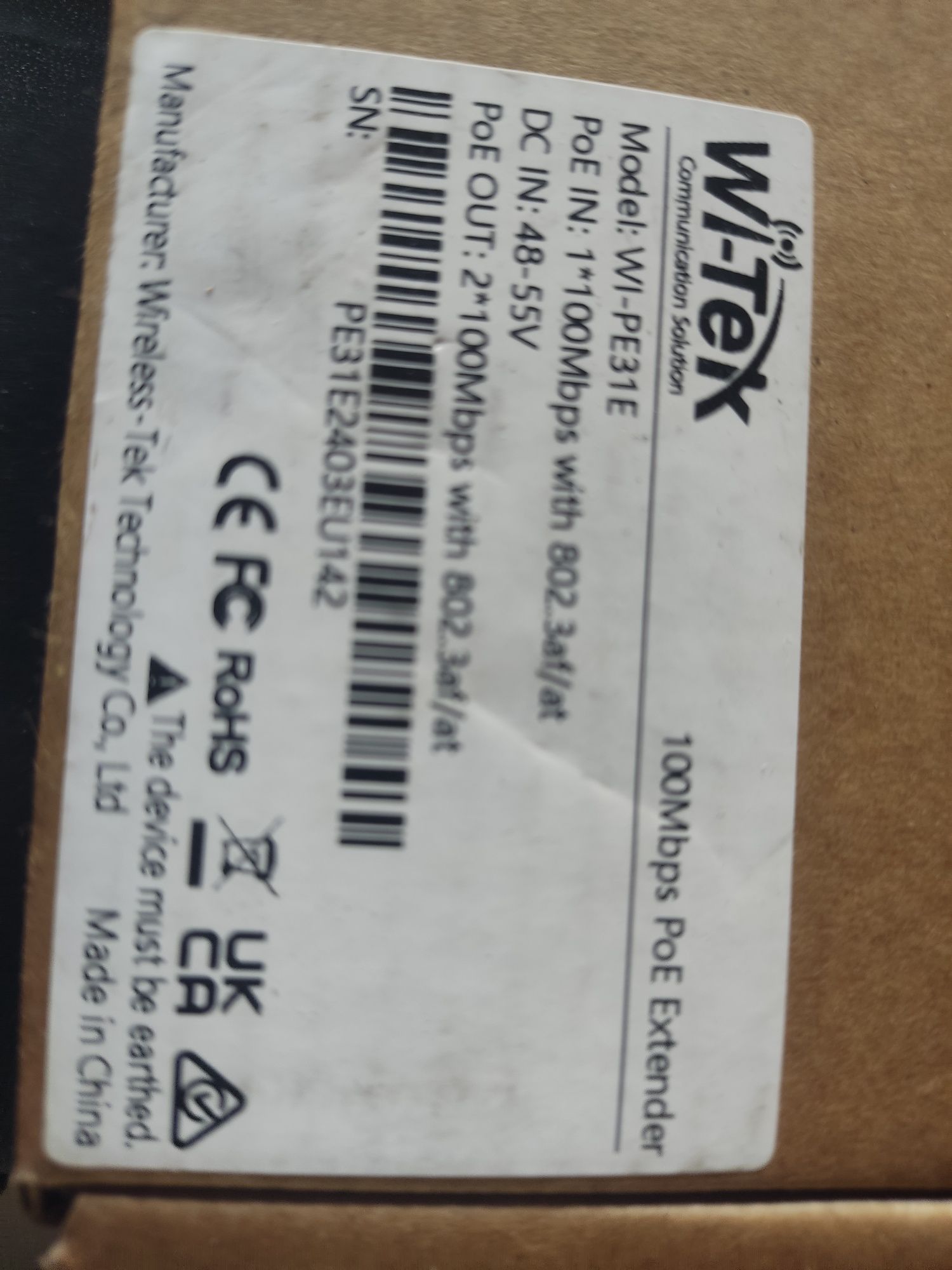 ТОП Wi-Fi PoE Extender Wi-Tek –  Wi-Tek WI-PE31E