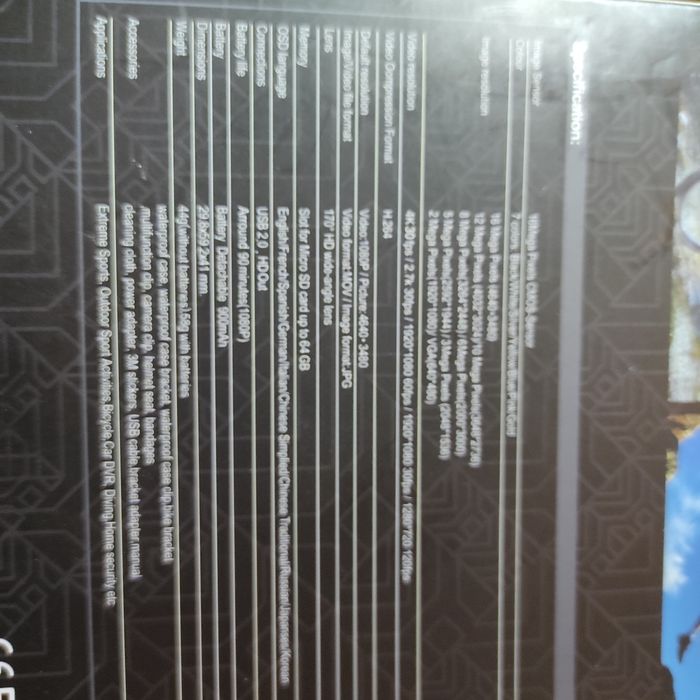 Экшн камера 4к видеорегистратор