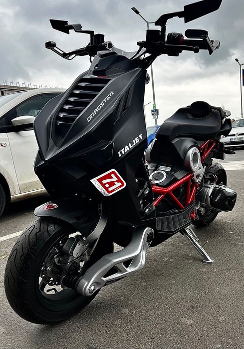 Scuter Italjet Dragster 125 Full Malossi Akrapovič Titanium,Garanție,B
