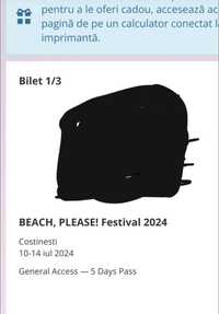 Bilet beache please