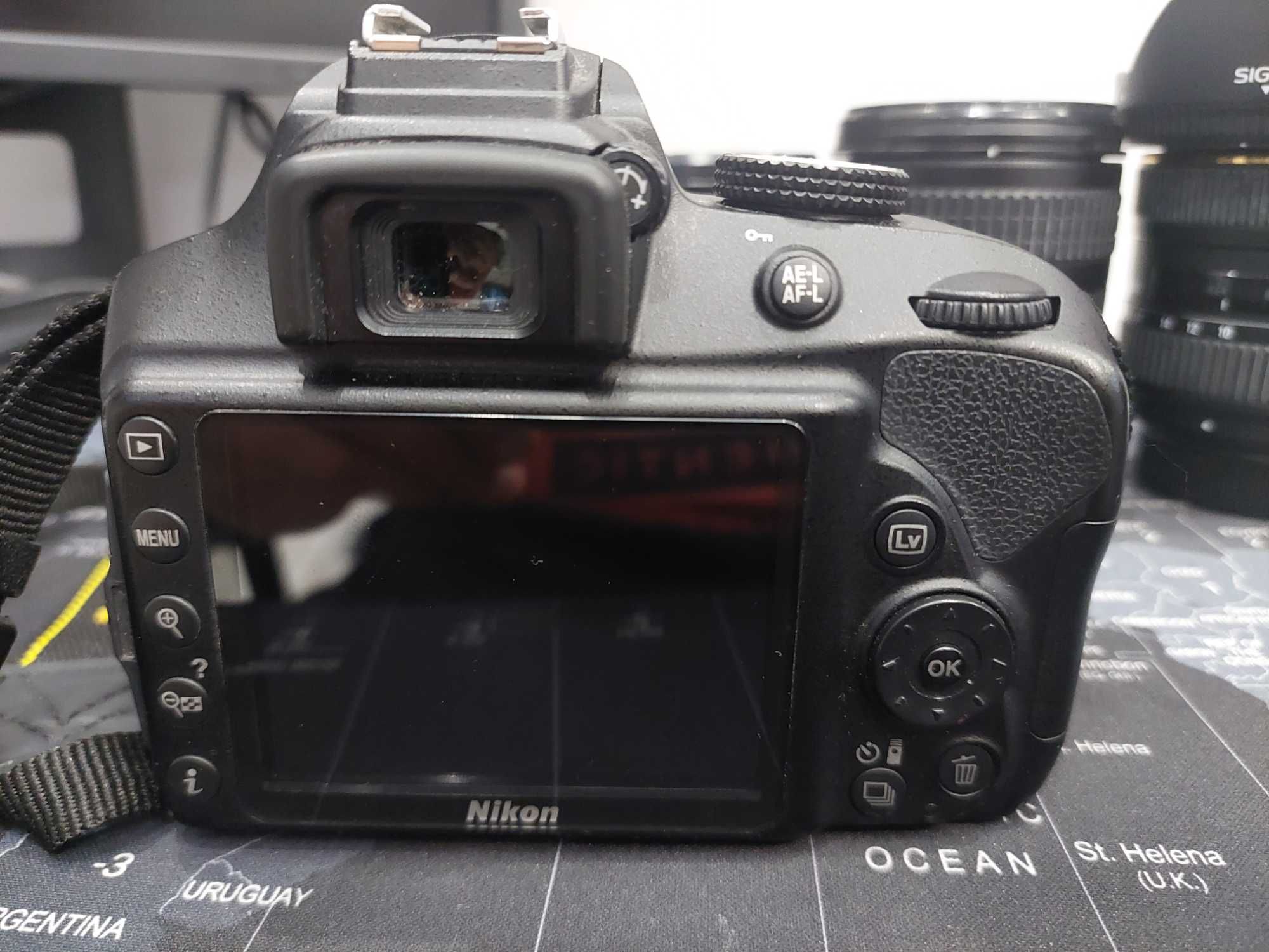 Nikon D3400 + 2 обектива