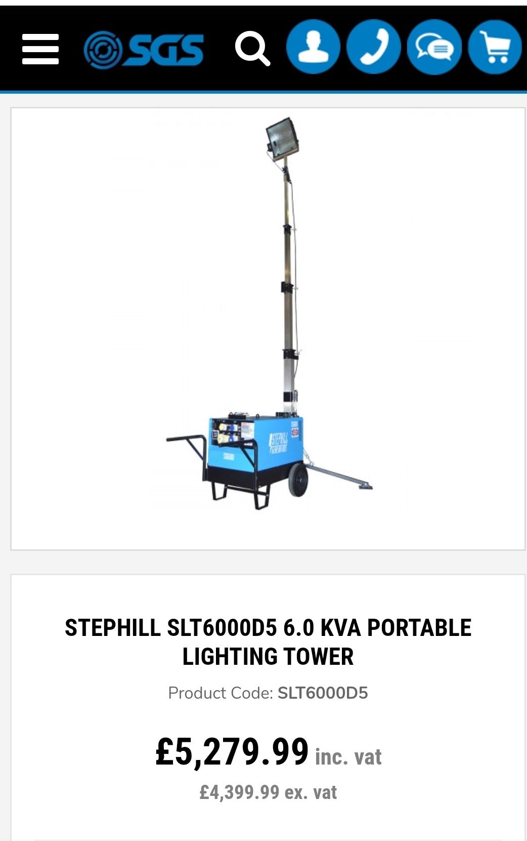 Агредат за ток stephill generators slt6000d5