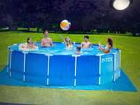 PISCINA INTEX ROTUNDA 5 m in diametru pe 1,20 H apei cu suport metalic