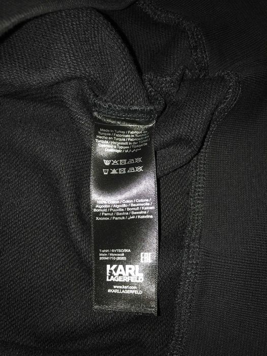 KARL LAGERFELD, оригинална, блуза, черна, размер: XXL