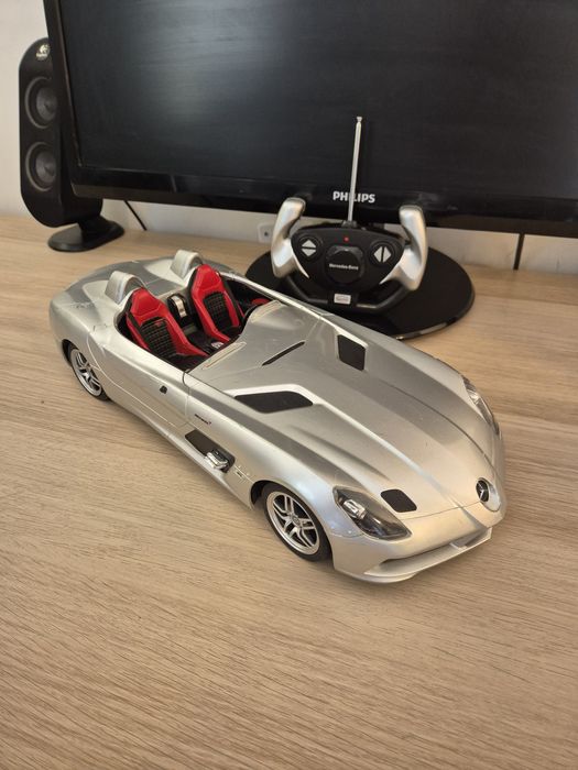 Vand masinuta cu telecomanda Rastar Mercedes Benz SLR scara 1:12
Vand