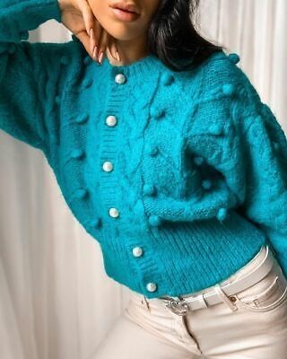 Cardigan Zara cu perle din lână
