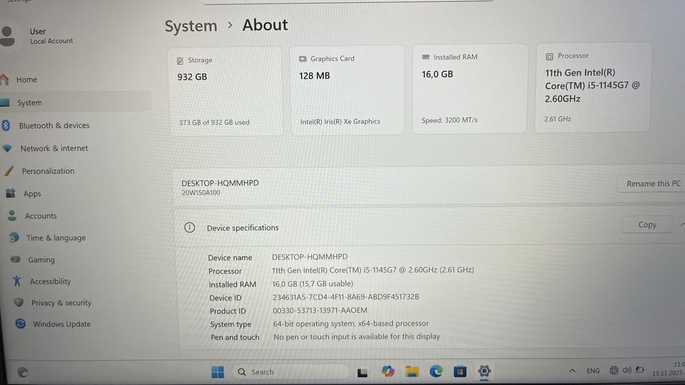 Лаптоп Lenovo ThinkBook 14 Gen 2