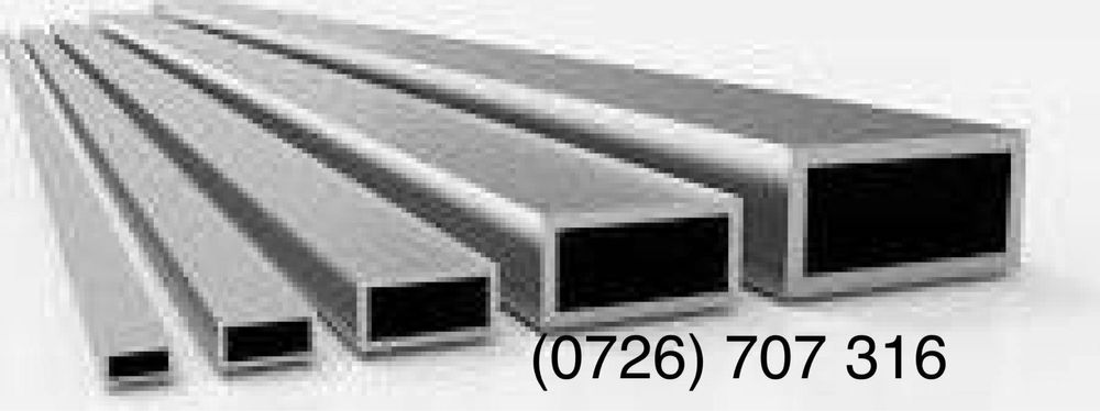 Teava rectangulara de aluminiu