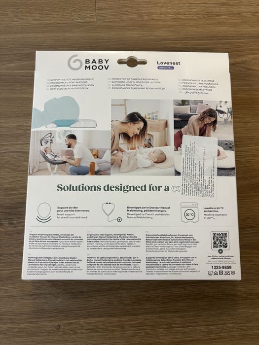 Perna Lovenest Original impotriva plagiocefaliei, Pink, Babymoov