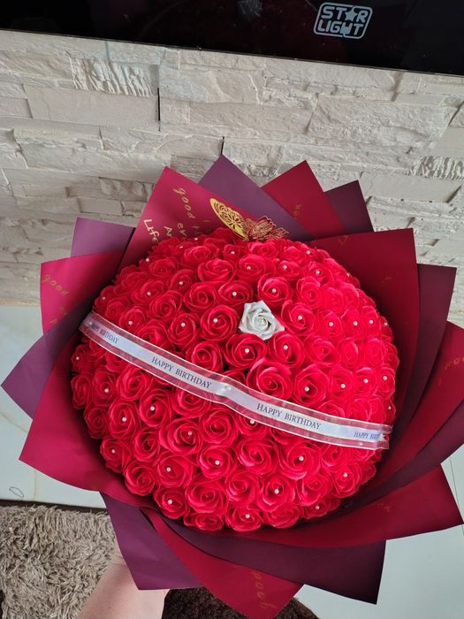 Buchet trandafiri de sapun