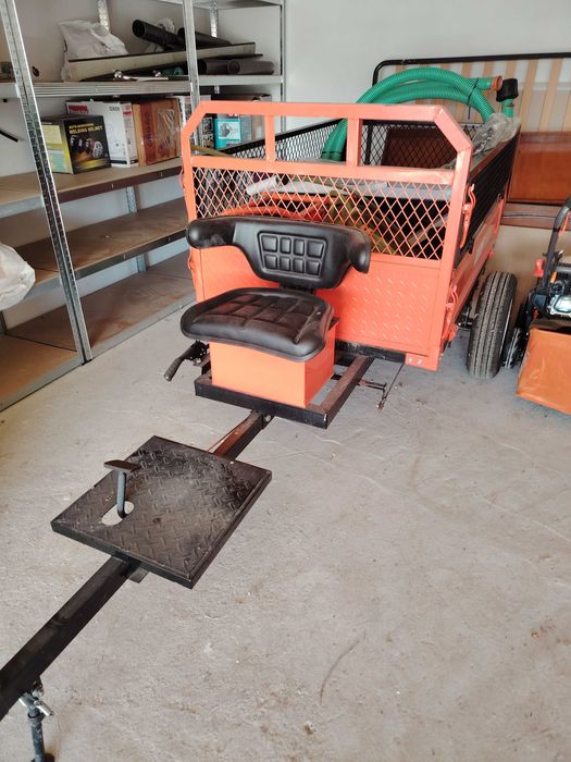 Motocultor Ruris 918 18cp si remorca