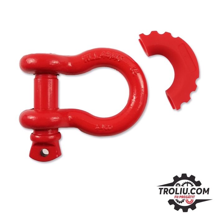 Ochete tractare 4,75 T/kit din 2 bucati (negre sau rosii cu protectie)