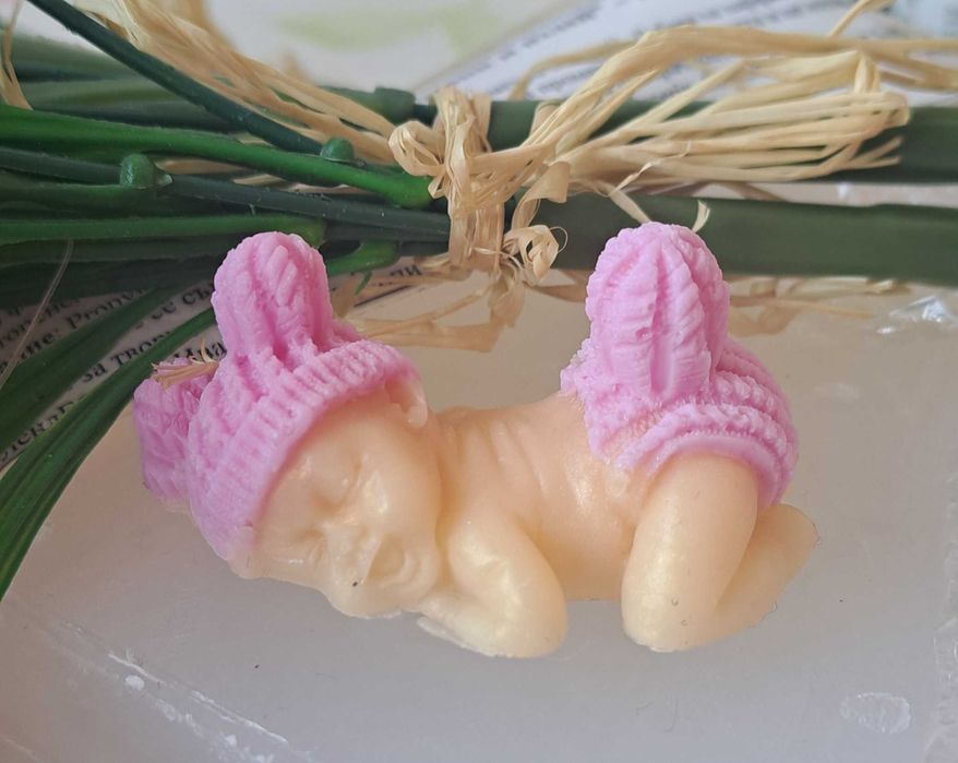 Сапунче за подарък бебе ръчно изработено