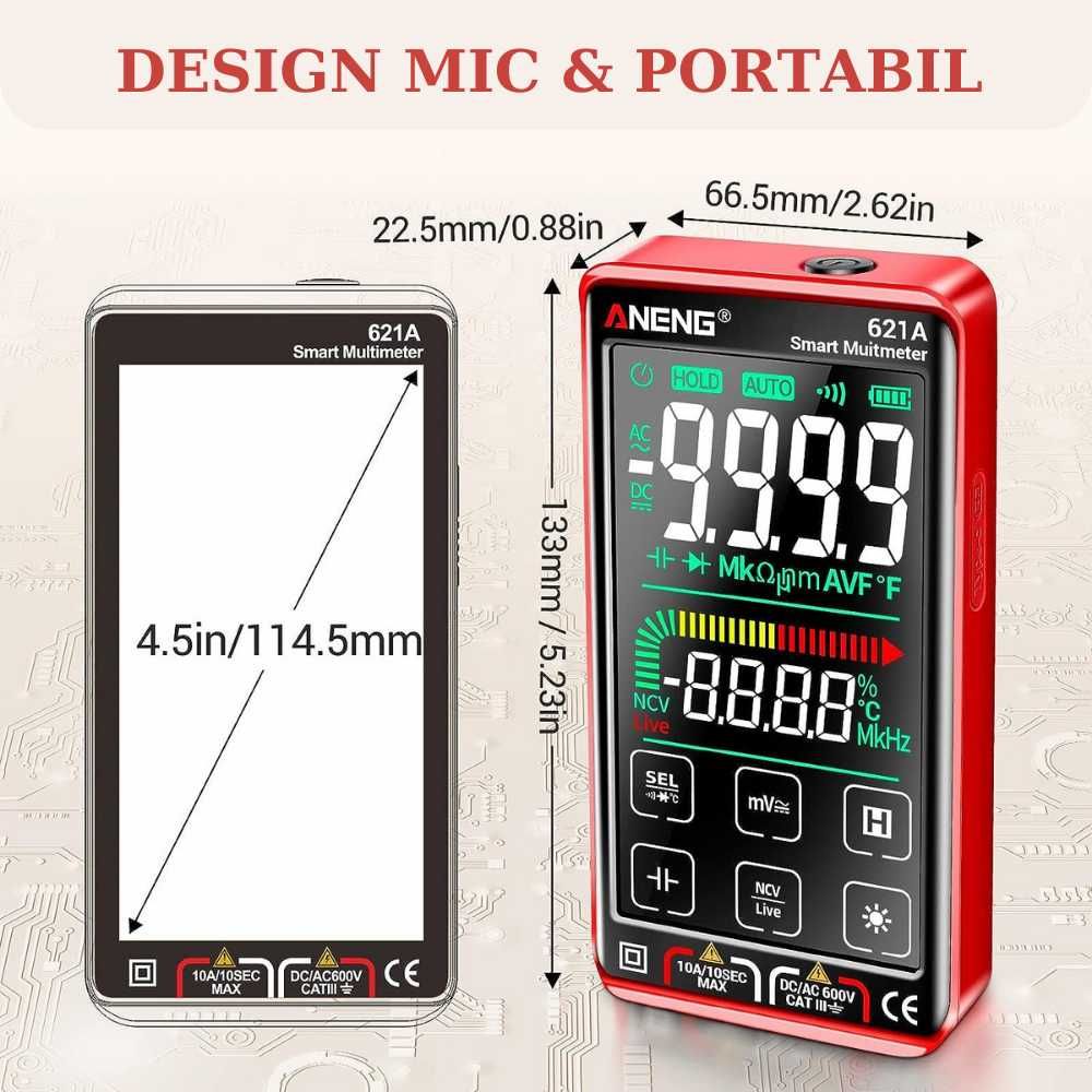 Multimetru digital ANENG 621A, Aparat inteligent de masura