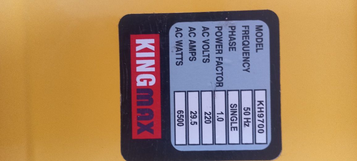 Движок KingMax 7.5kv генератор
