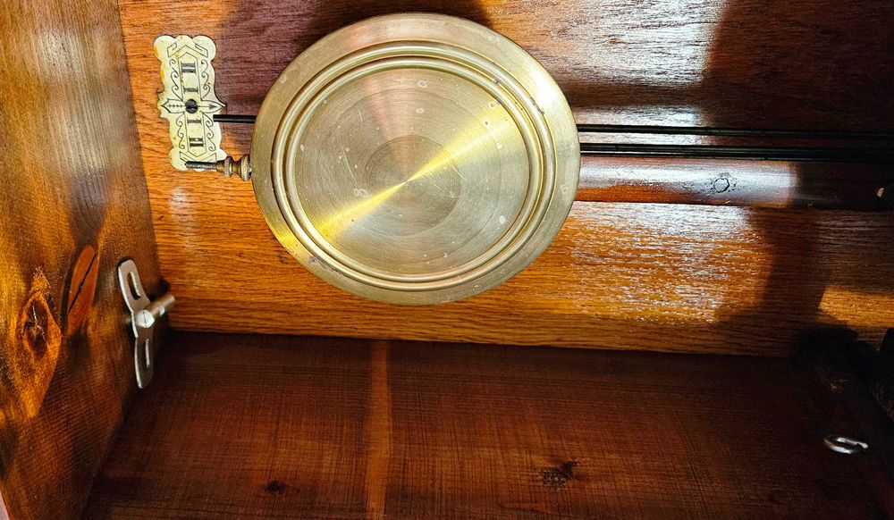 Ceas de perete cu pendula Gustav Becker Silesia P38