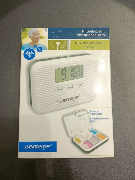 Organizator medicamente cu alarma