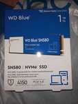 NVME SSD 1TB Western Digital SN580 Гаранция