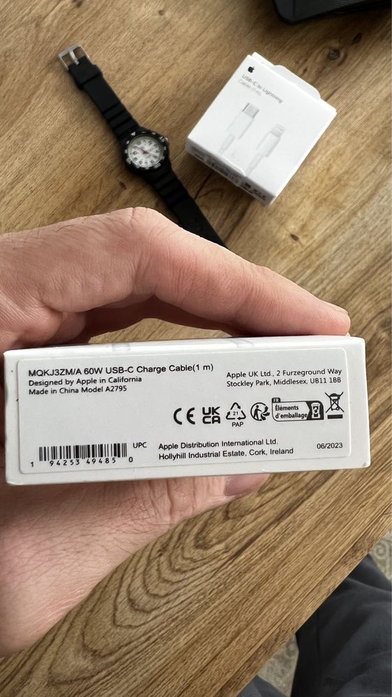 Зарядка быстрая Type-C lightning iPhone Apple шнур