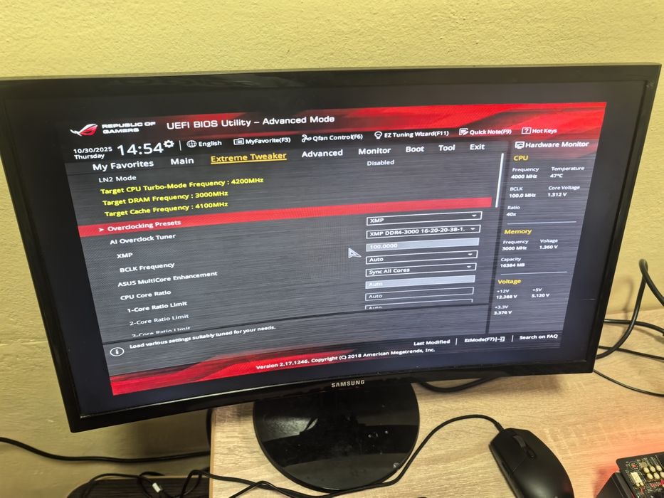 Kit i7 6700k placa baza și rami 16g și ssd m2 256