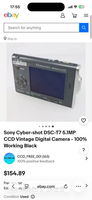 Aparat foto digital sony cybershot DSC-17