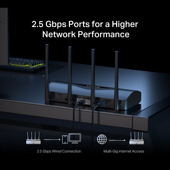 # New!!! Mercusys MR27BE BE3600 WiFi 7 Router Двухдиапазонный роутер