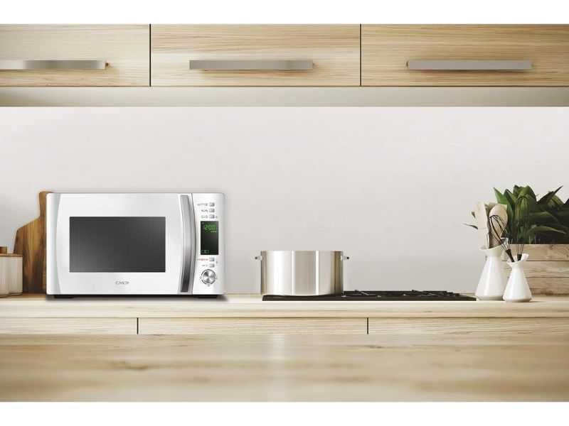 Микровълнова Печка с Грил Candy CMXG20DW – 20 литра, 700 W, Бяла