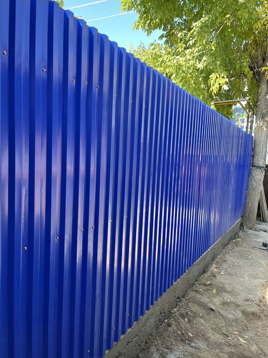 Установка забора