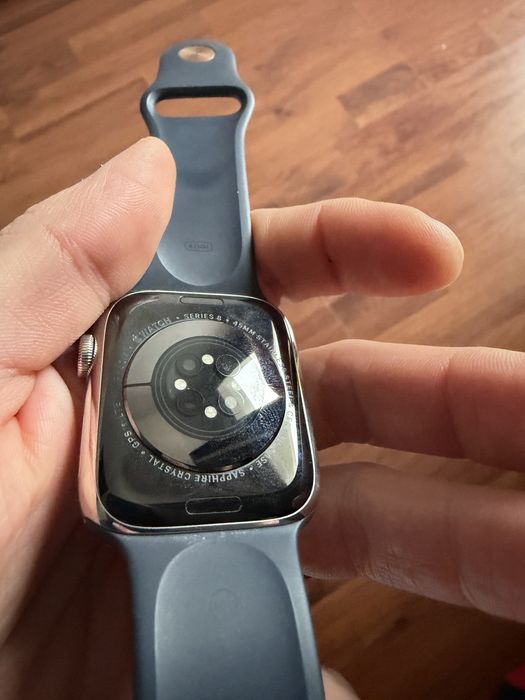 Apple Watch seria 8 Carcasa Silver Stainless Steel 45mm
