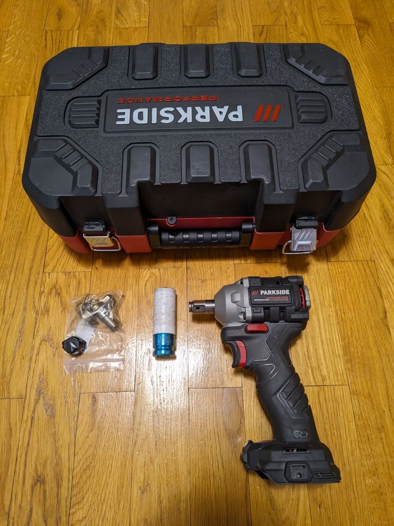 Parkside impact , батерия 20V , винтоверт performance , накрайници