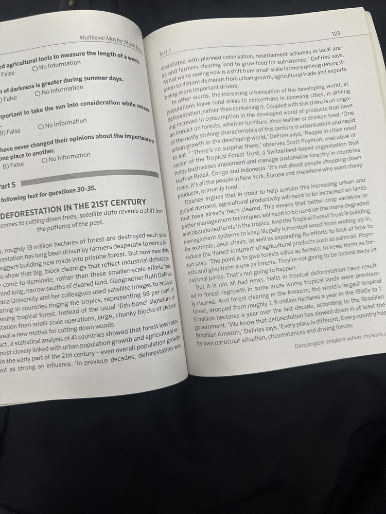 Multilevel Master mock tests