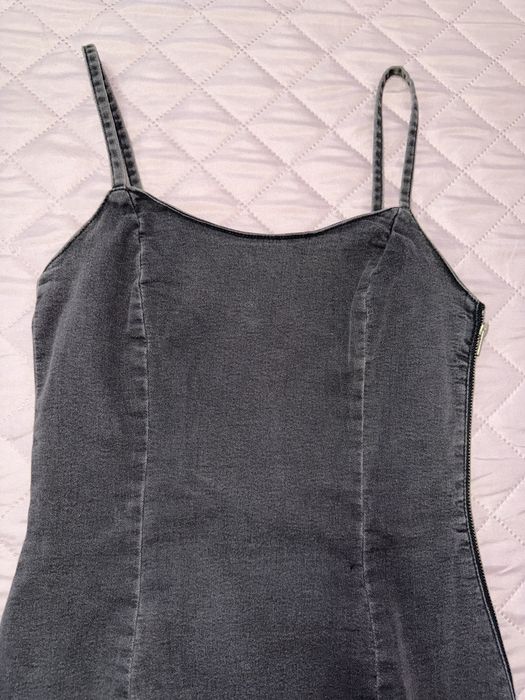 Дънкова черна рокля H&M