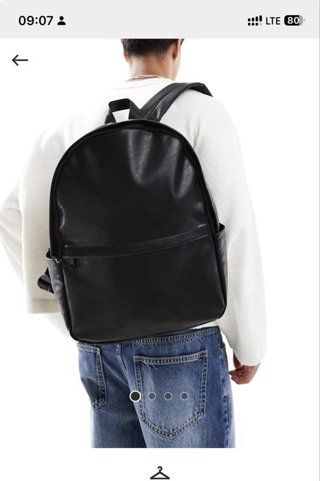 Vand rucsat imitatie piele Asos