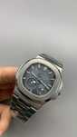 patek philippe nautilus silver blue v4