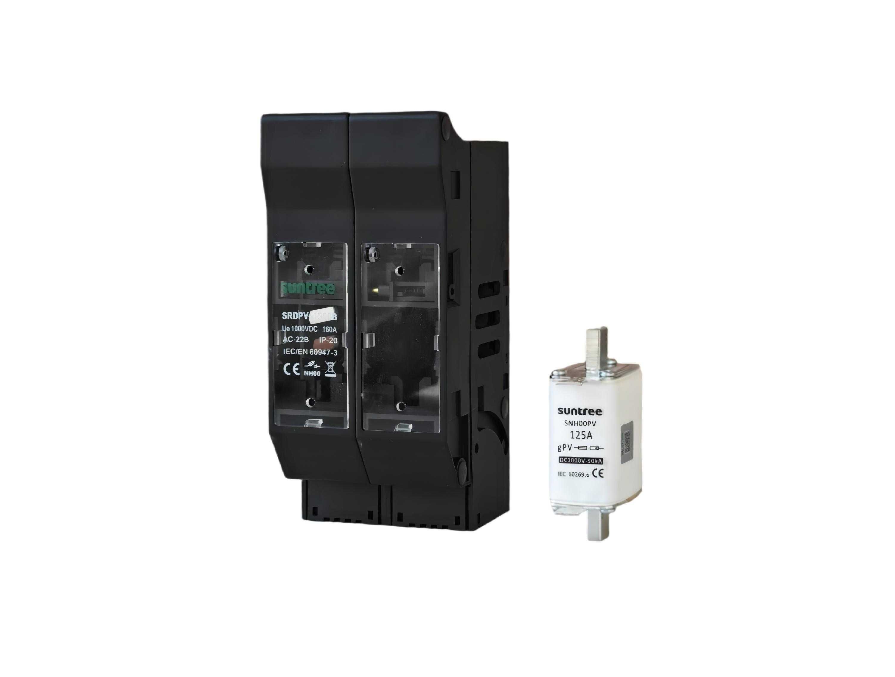 DC Стопяем предпазител 63A  до 250A DC1000V NH001-02