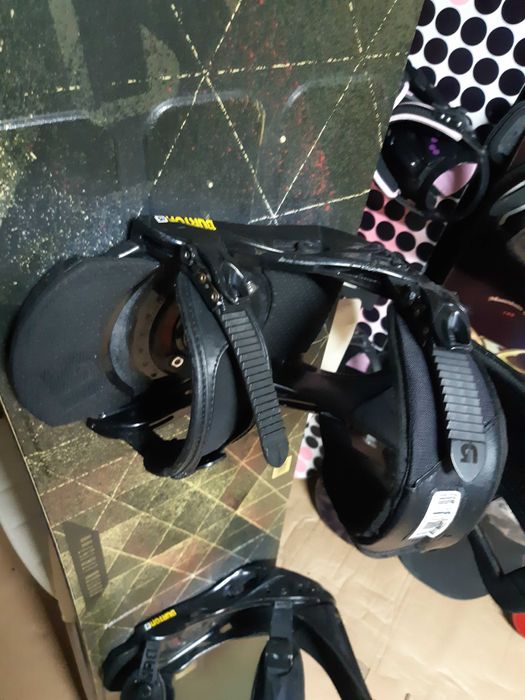 Placa snowboard Burton 157 cm double wide cu legaturi Burton L/XL
