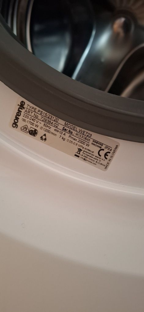 Пералня  горение Gorenje