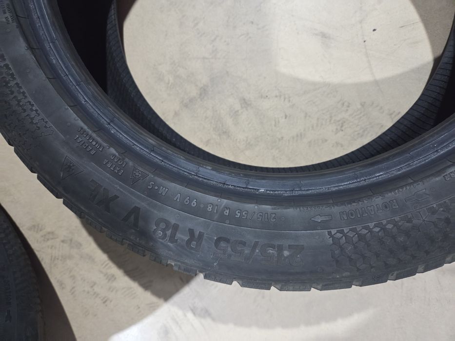 Set 4 anvelope SH iarna Continental 215/55/18 dot 2022