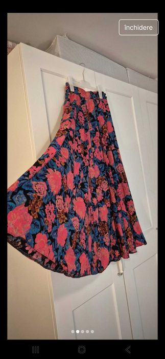 Fusta vintage bumbac