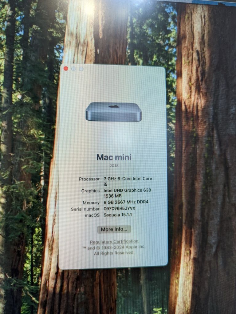 Mac Mini 2018 i5 256 GB -Impecabil-