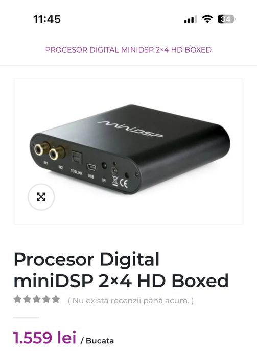 MiniDSP 2x4 HD boxed