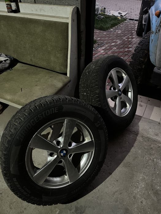 Комплект дисков R15 (4шт) + зимние шины (BMW E46)