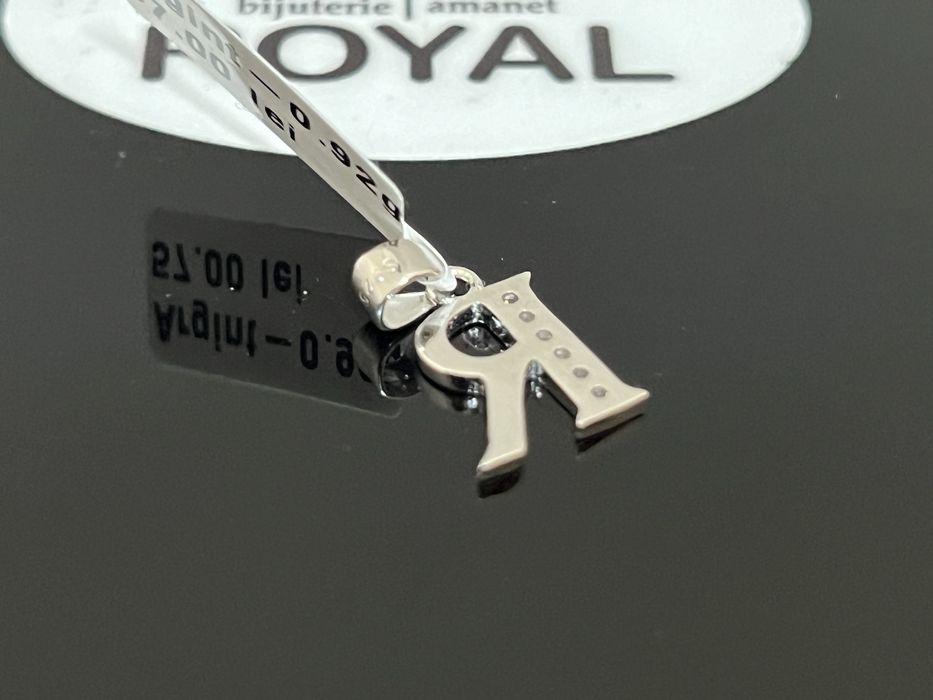 Bijuteria Royal CB : Pandant initiala argint 925