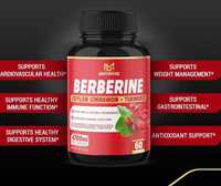 Американский Берберин/ Berberine 4700 мг 60 растит капсул